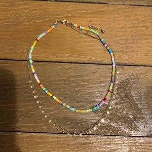 star and colorful bead necklace